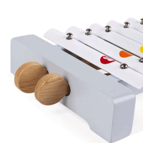 Janod - Confetti Wooden and Metal Xylophone New in Box For Age 2+ - Picture 7 of 13